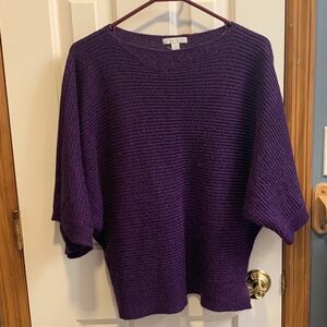 New York & Company Rich Purple Sweater